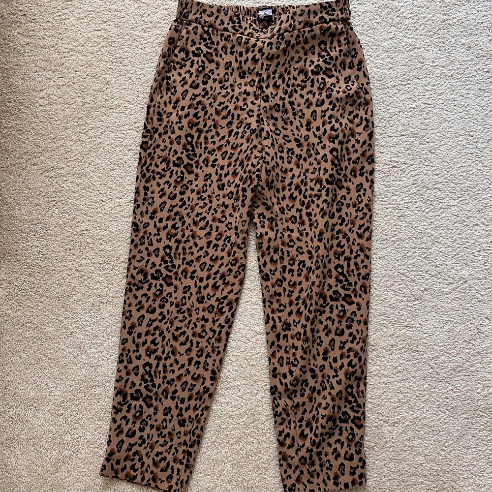 J. Crew Animal Print Jamie Pants